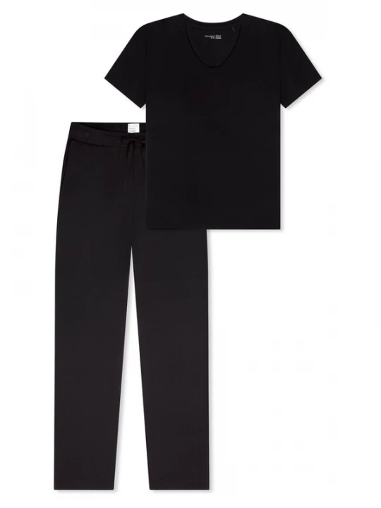 Foto van product SCHIESSER Pyjama 'Mix & Relax' zwart