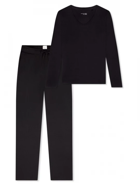 Foto van product SCHIESSER Pyjama 'Mix & Relax' zwart