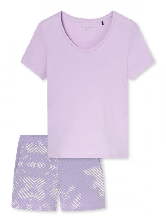 Foto van product SCHIESSER Pyjama ' Modern Nightwear ' sering / orchidee