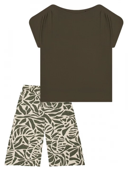Foto van product SCHIESSER Pyjama 'Selected Premium' groen