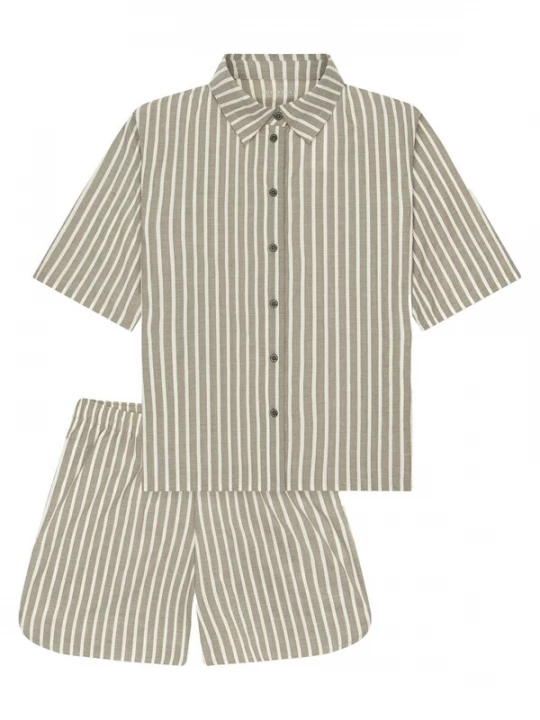 Foto van product SCHIESSER Pyjama 'Selected Premium' groen