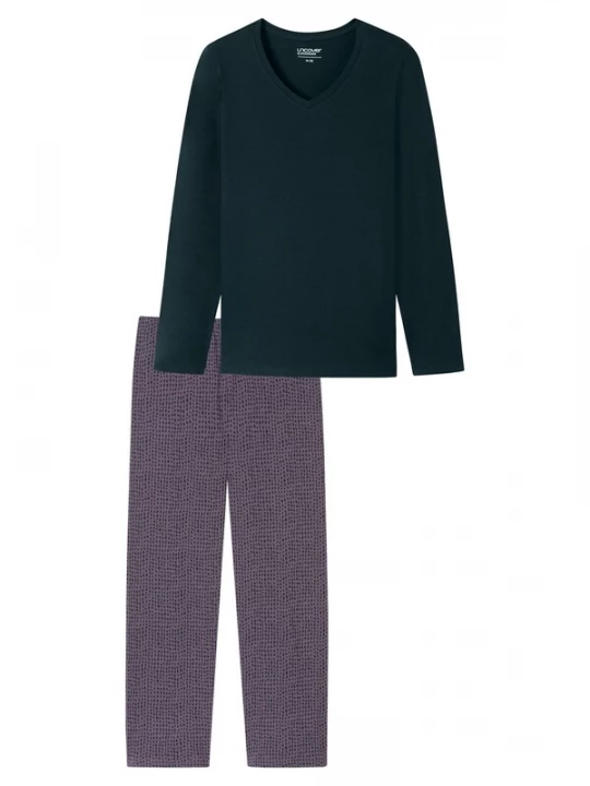 Foto van product SCHIESSER Pyjama ' UNCOVER Nightwear ' nachtblauw