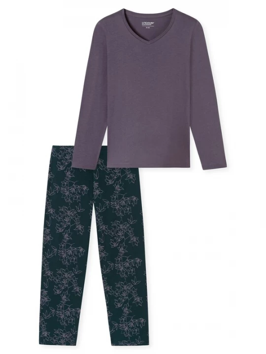 Foto van product SCHIESSER Pyjama ' UNCOVER Nightwear ' pruim