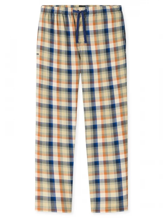Foto van product SCHIESSER Pyjamabroek ' Mix Relax ' beige / blauw / geel