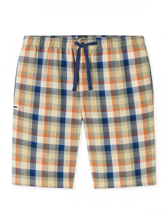 Foto van product SCHIESSER Pyjamabroek ' Mix & Relax ' beige / blauw / lichtgroen / oranje