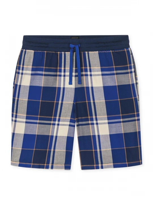 Foto van product SCHIESSER Pyjamabroek ' Mix & Relax ' beige / royal blue / koningsblauw / donkerblauw