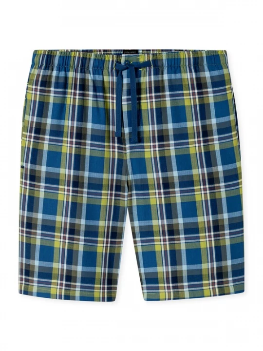 Foto van product SCHIESSER Pyjamabroek ' Mix & Relax ' blauw / olijfgroen