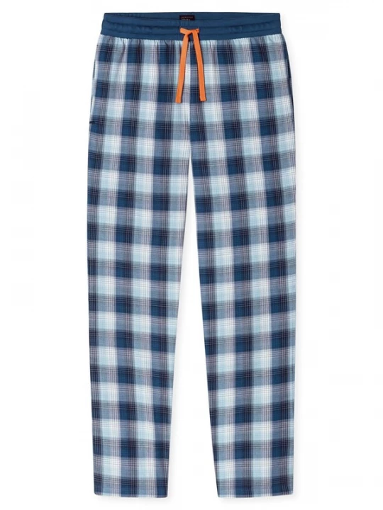 Foto van product SCHIESSER Pyjamabroek ' Mix Relax ' blauw / wit