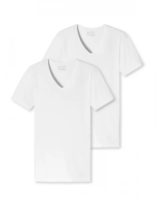 Foto van product SCHIESSER Shirt ' 95 / 5 ' wit