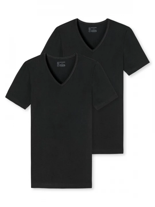 Foto van product SCHIESSER Shirt ' 95 / 5 ' zwart