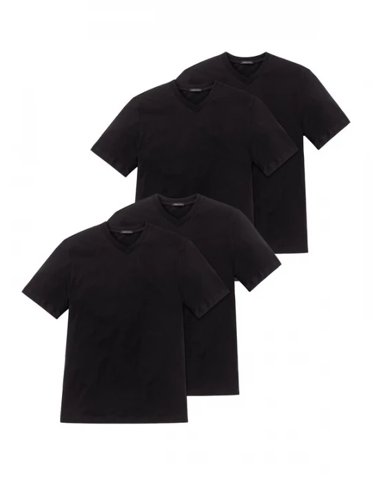 Foto van product SCHIESSER Shirt 'American Essentials' zwart