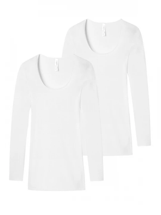 Foto van product SCHIESSER Shirt 'Luxury' wit