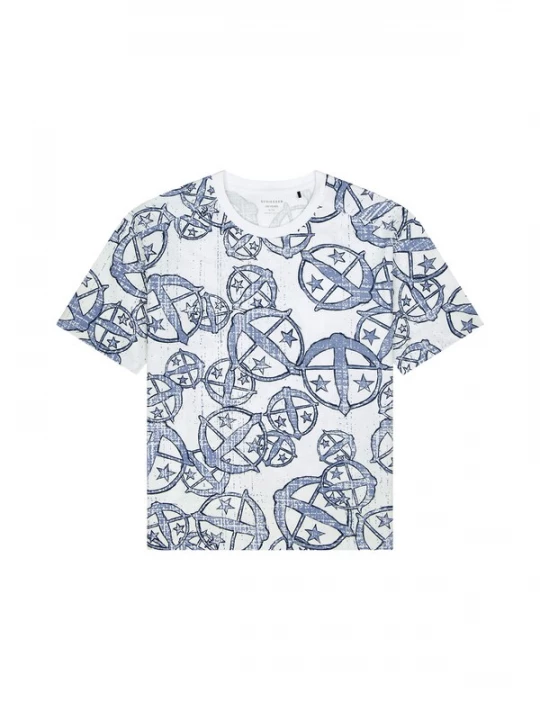 Foto van product SCHIESSER Shirt ' SCHIESSER 150 YEARS ' blauw / wit