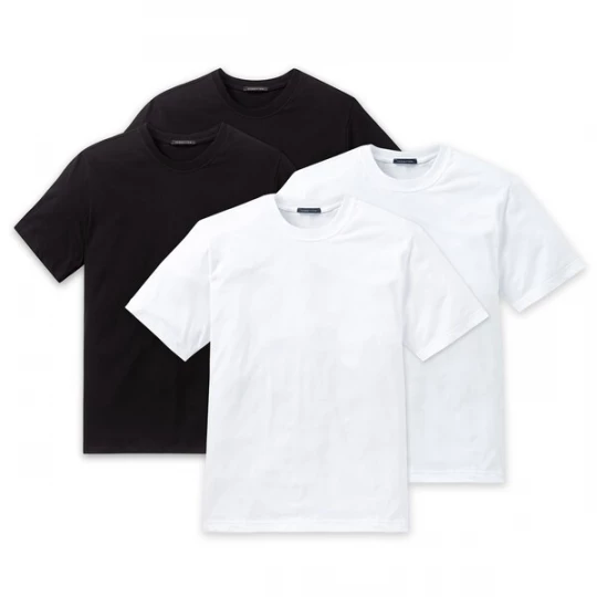 Foto van product SCHIESSER Shirt zwart / wit