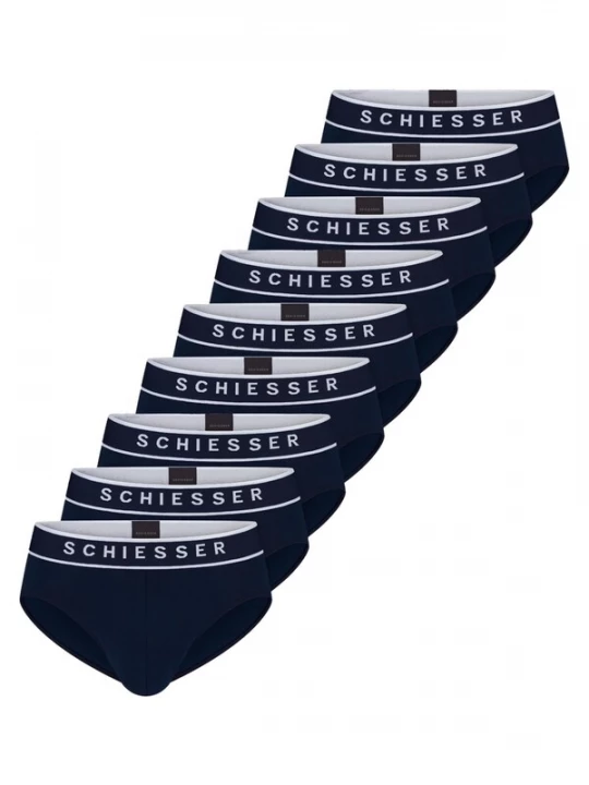 Foto van product SCHIESSER Slip '95 / 5 Cotton' donkerblauw