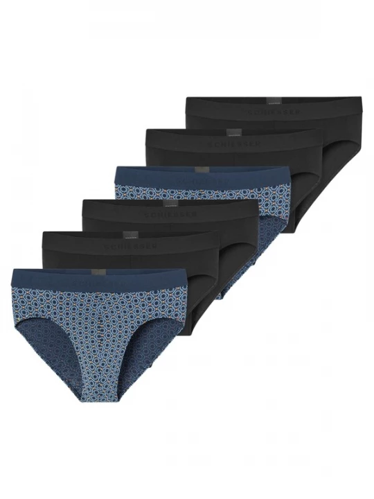 Foto van product SCHIESSER Slip '95 / 5 Cotton' gemengde kleuren