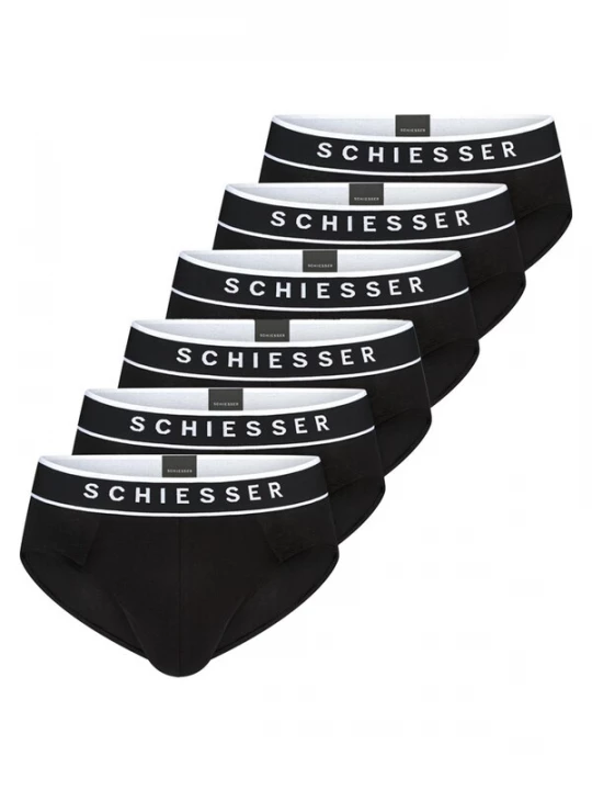 Foto van product SCHIESSER Slip '95 / 5 Cotton' zwart