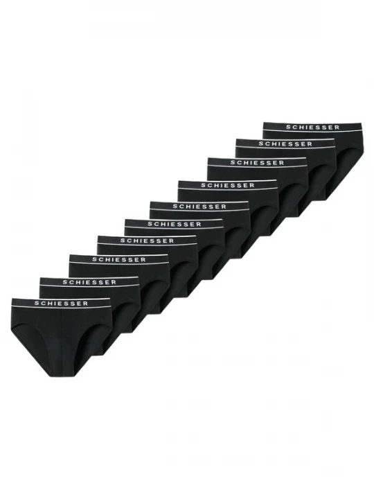 Foto van product SCHIESSER Slip '95 / 5 Cotton' zwart