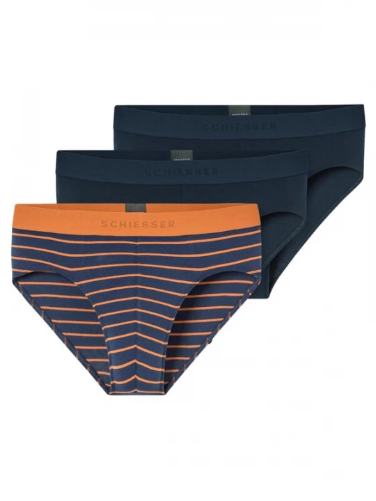Foto van product SCHIESSER Slip '95 / 5' donkerblauw / oranje