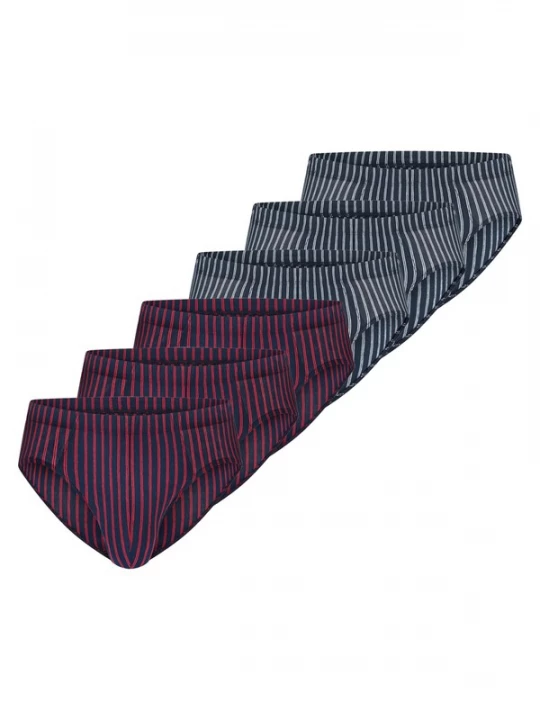 Foto van product SCHIESSER Slip '95 / 5 Essentials Cotton' rood gemêleerd