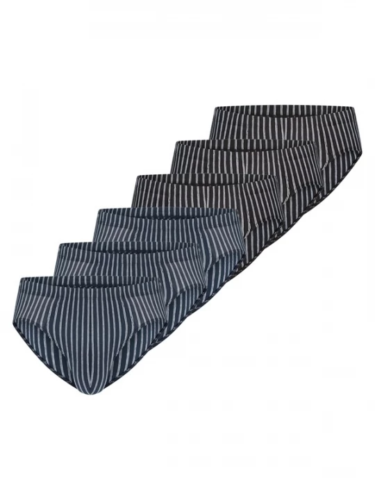 Foto van product SCHIESSER Slip '95 / 5 Essentials Cotton' zwart gemêleerd