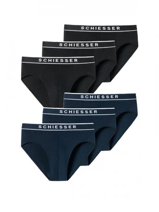 Foto van product SCHIESSER Slip ' 95 / 5 Organic Cotton ' zwart
