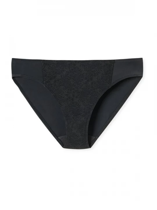 Foto van product SCHIESSER Slip ' Air blickdichte Spitze ' zwart