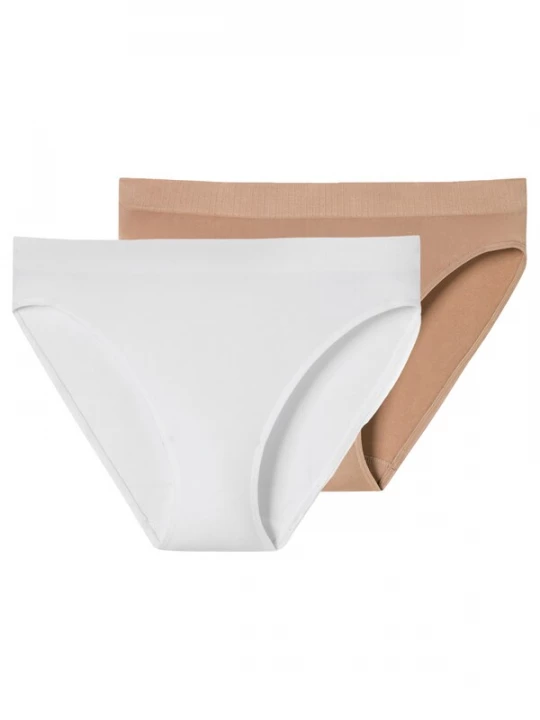 Foto van product SCHIESSER Slip beige / wit