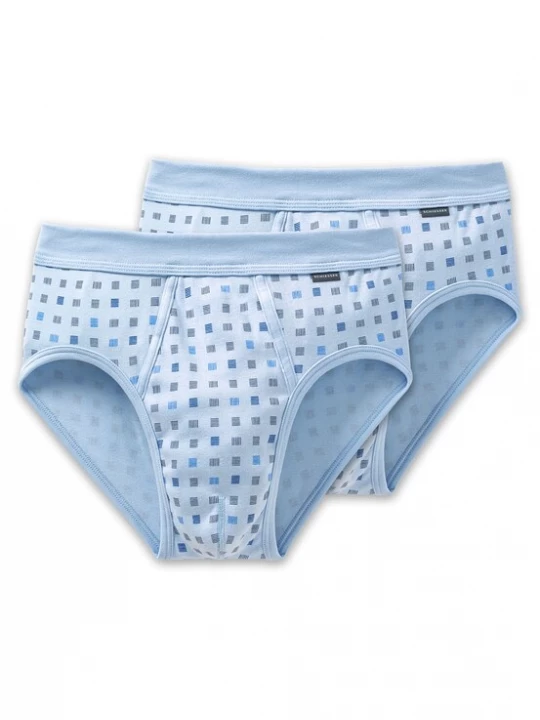 Foto van product SCHIESSER Slip blauw / lichtblauw / zwart