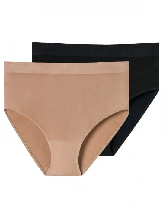 Foto van product SCHIESSER Slip 'Classic Seamless' nude / zwart