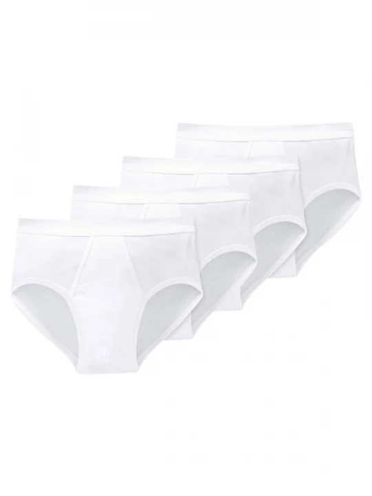 Foto van product SCHIESSER Slip 'Cotton Essentials Doppelripp' wit