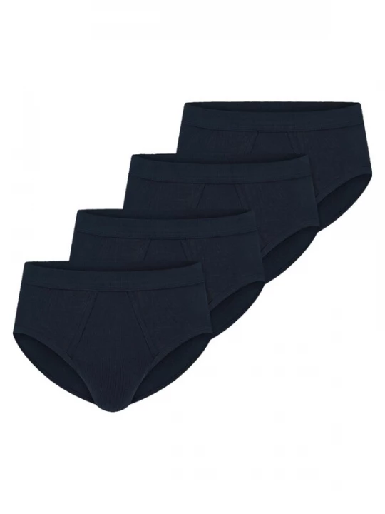 Foto van product SCHIESSER Slip 'Cotton Essentials Feinripp' blauw