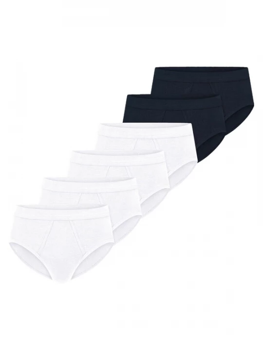 Foto van product SCHIESSER Slip 'Cotton Essentials Feinripp' gemengde kleuren