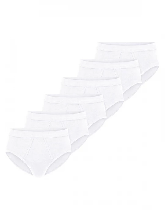 Foto van product SCHIESSER Slip 'Cotton Essentials Feinripp' wit