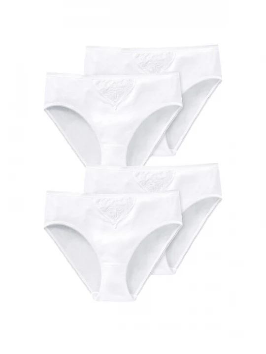 Foto van product SCHIESSER Slip 'Cotton Essentials' wit