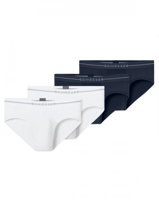 Foto van product SCHIESSER Slip 'Cotton Flex' blauw gemêleerd