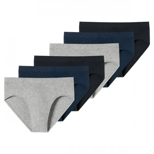 Foto van product SCHIESSER Slip donkerblauw / grijs gemêleerd / zwart