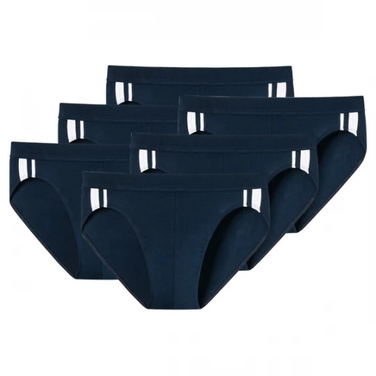 Foto van product SCHIESSER Slip donkerblauw / wit