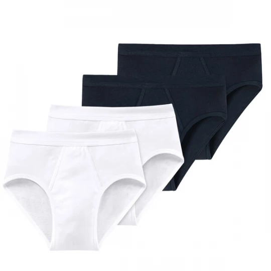 Foto van product SCHIESSER Slip donkerblauw / wit