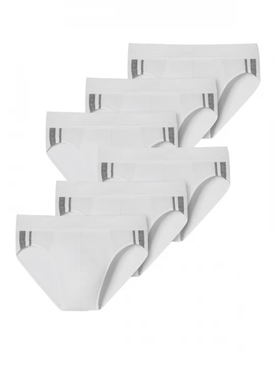 Foto van product SCHIESSER Slip grijs / wit