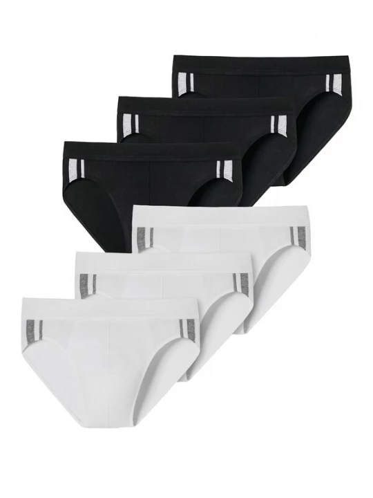 Foto van product SCHIESSER Slip grijs / zwart