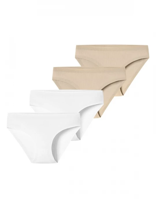 Foto van product SCHIESSER Slip ' Invisible Cotton ' beige / wit