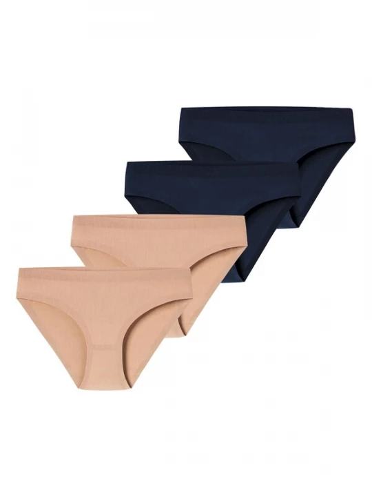 Foto van product SCHIESSER Slip ' Invisible Cotton ' nude / nachtblauw