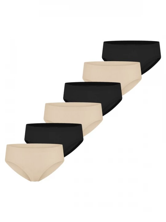 Foto van product SCHIESSER Slip ' Invisible Cotton ' sand / zwart