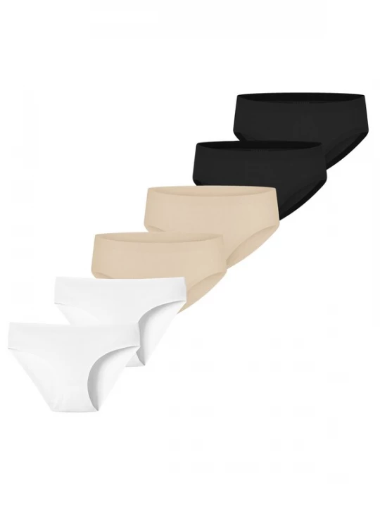 Foto van product SCHIESSER Slip ' Invisible Cotton ' sand / zwart / wit
