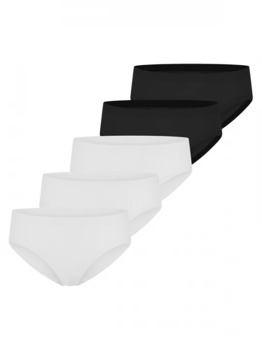 Foto van product SCHIESSER Slip 'Invisible Cotton' zwart gemêleerd