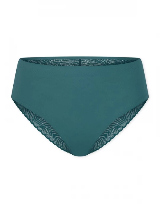 Foto van product SCHIESSER Slip ' Invisible Soft Lace ' groen / petrol