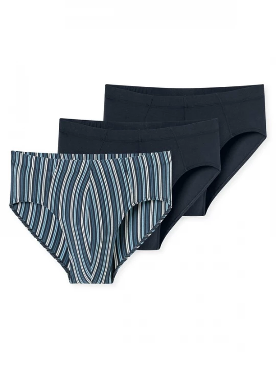 Foto van product SCHIESSER Slip lichtblauw / donkerblauw / wit