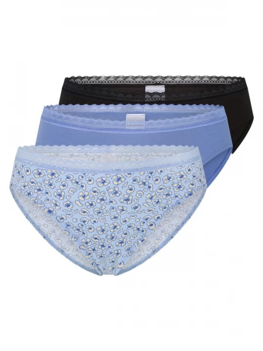 Foto van product SCHIESSER Slip lichtblauw / sering / zwart