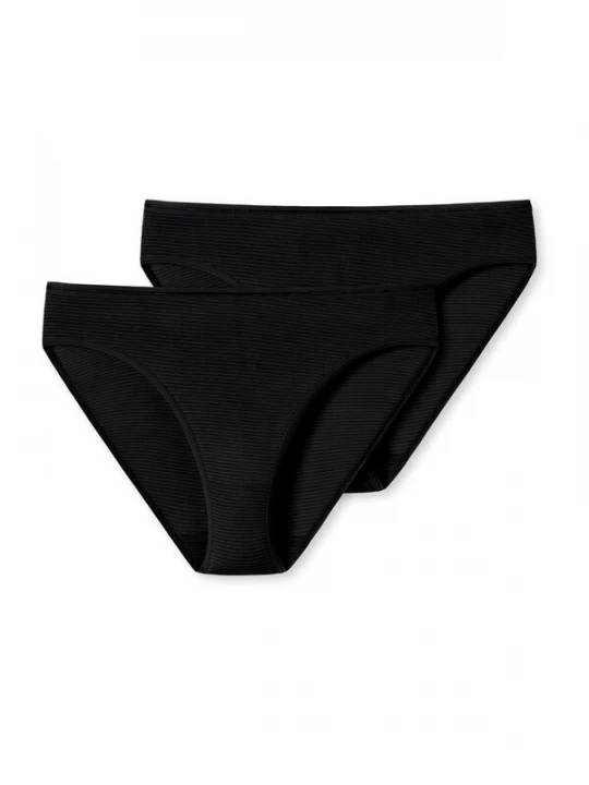 Foto van product SCHIESSER Slip lichtgrijs / zwart